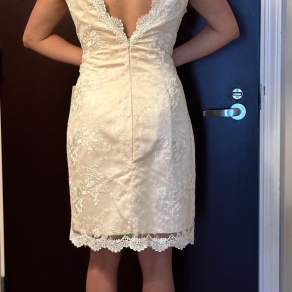 Mingda’s Dress Short Wedding Dress Size 8-10 NWT - Picture 4 of 4